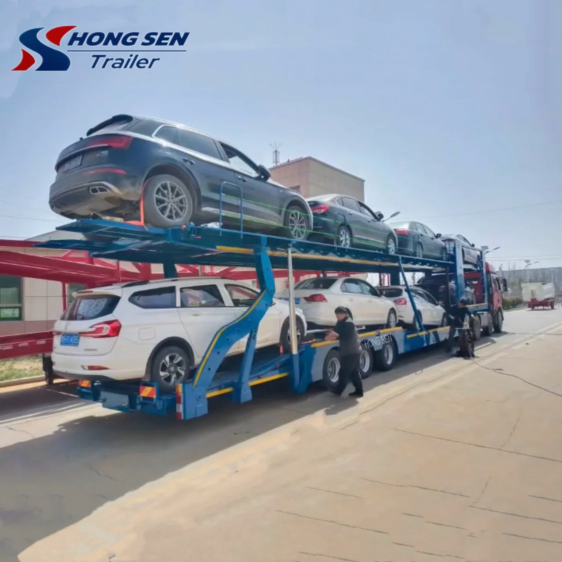 Double Deck Car Transport Semi Traile