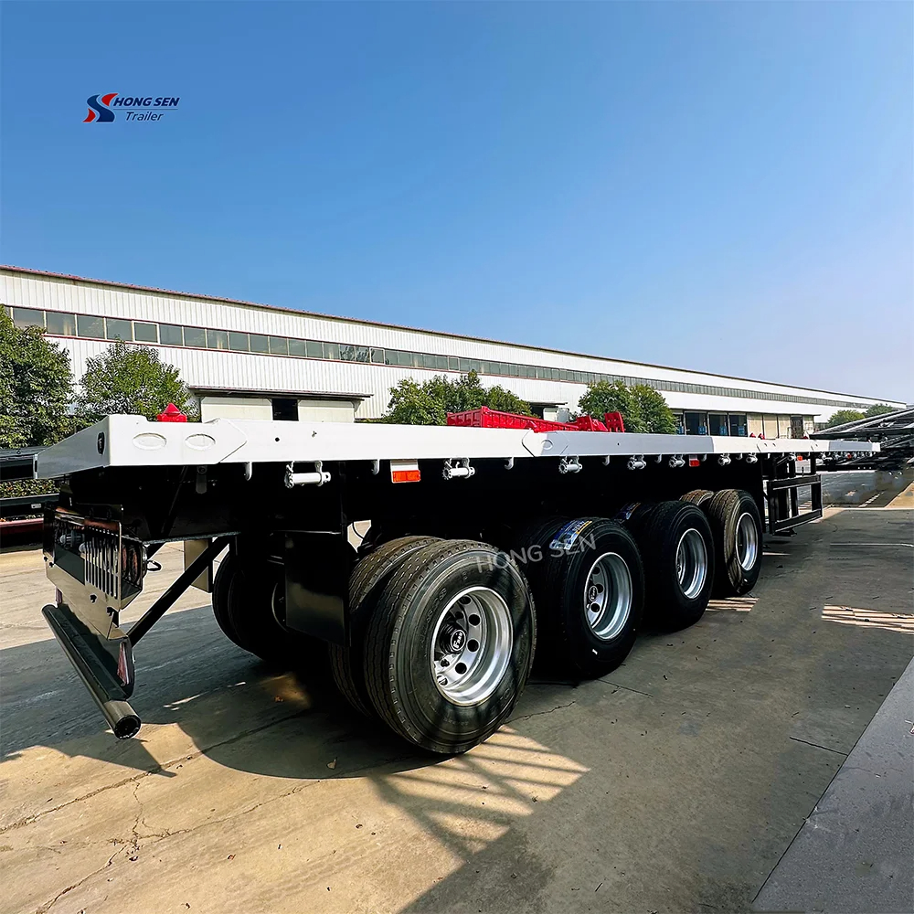 53ft Flat Deck Truck Trailer