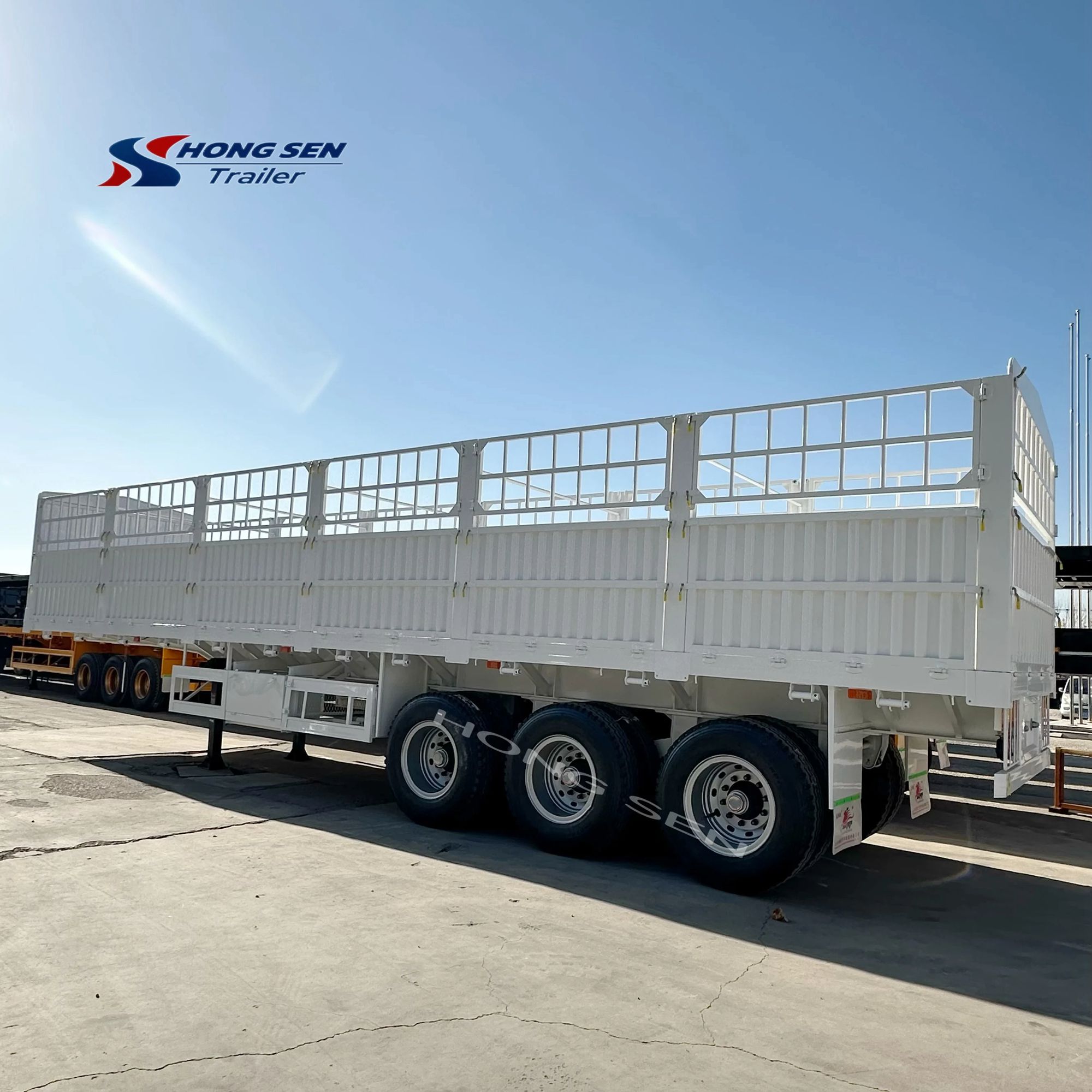60Ton、80Ton Fence Semi Trailer