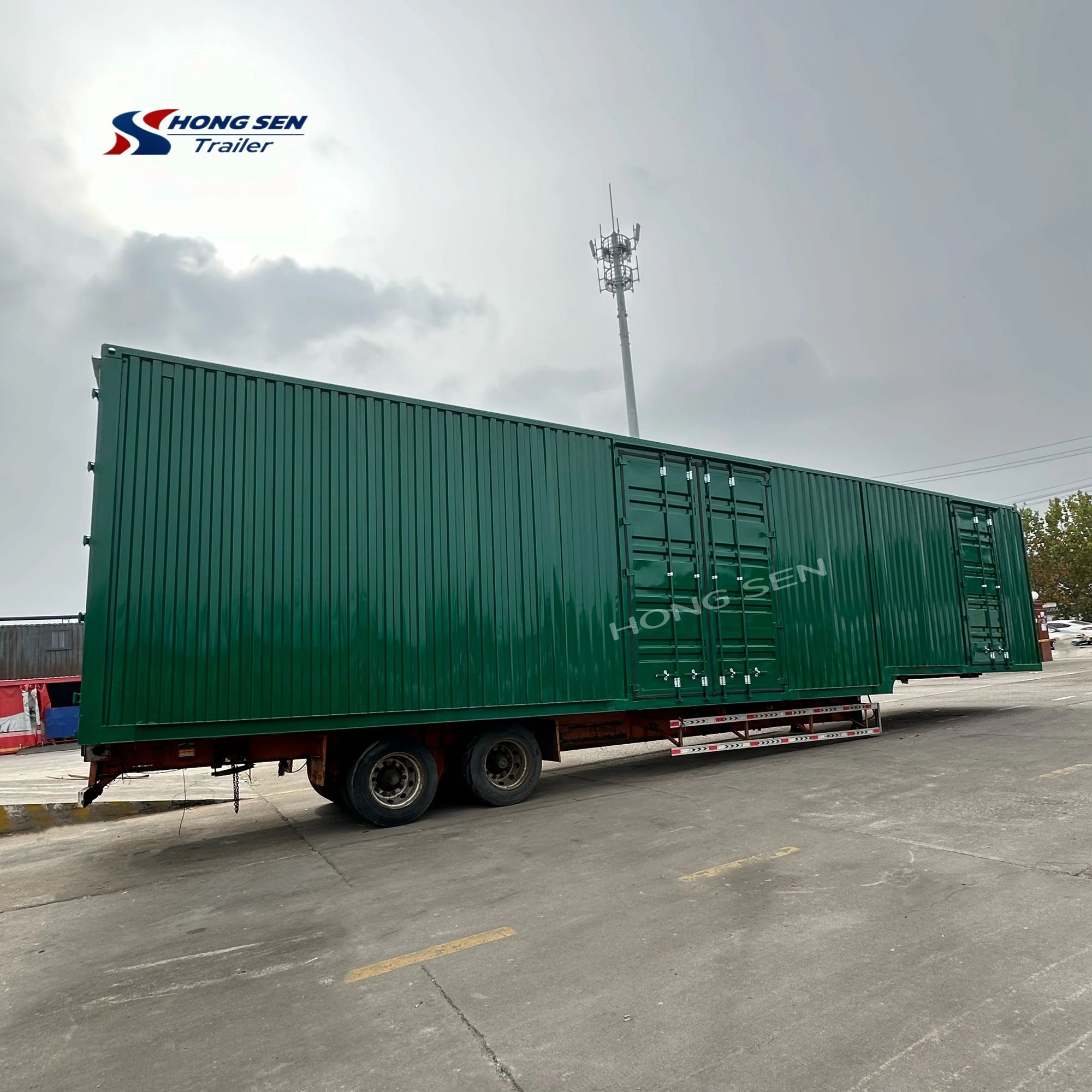 Enclosed Strong Box Cargo Semi Trailer Quotes